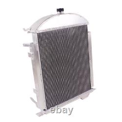 3 Rows/Core Aluminum Radiator for 1928 1929 Ford Model A Heavy Duty 3.3L L4 GAS