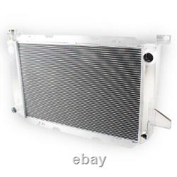 3 Rows Core Radiator+Shroud Fan Kit For 1985-1997 Ford F250 F350 F150 Bronco V8