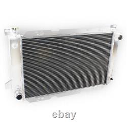 3 Rows Core Radiator+Shroud Fan Kit For 1985-1997 Ford F250 F350 F150 Bronco V8