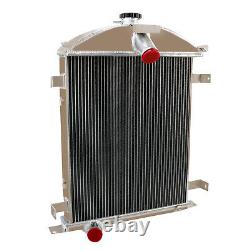 3 Rows Cores Aluminum Radiator fit 1928-1929 Ford Model A 3.3L L4 Heavy Duty