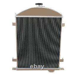 3 Rows Cores Aluminum Radiator for 1930-1931 Ford Model AA Heavy Duty 3.3L L4