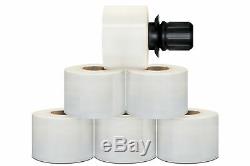 3 in x 1000 FT 90 Ga Extended Core Stretch Wrap + Black Spinner Handle 432 Rolls
