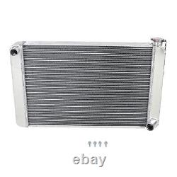 31 x 19 Aluminum Cooling Radiator 3 Row For Universal Chevy GM SBC Heavy Duty