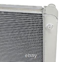 31 x 19 Aluminum Cooling Radiator 3 Row For Universal Chevy GM SBC Heavy Duty