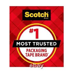 36 Rolls Of Scotch3850 Heavy-Duty Clear Packing Tape 1.88 x 54.6yds 3 Core