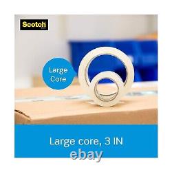 36 Rolls Of Scotch3850 Heavy-Duty Clear Packing Tape 1.88 x 54.6yds 3 Core