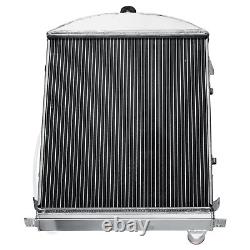 4 CORE Aluminum Radiator For 1930-1931 Ford Model AA Double A Heavy Duty 3.3L L4