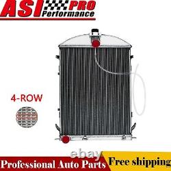 4 CORE Radiator For 1930-1931 Ford Model AA Double A Heavy Duty 3.3L L4 Aluminum