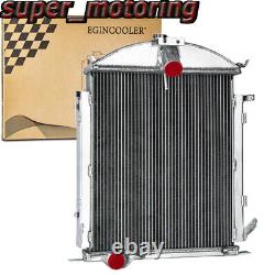 4-Core Aluminum Radiator Cooler For 1928 1929 Ford Model A Heavy Duty 3.3L L4