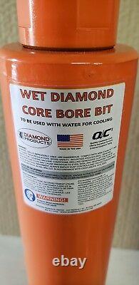 4 Core Bit Made In USA New Core Bore Dp Heavy Duty Orange Wet Core Drill