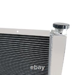 4-Row Aluminum Cooling Core Radiator For Heavy Duty Ford Mopar Style 31 x19