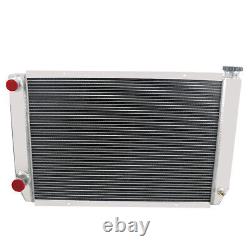 4 Row Aluminum Core Radiator For Heavy Duty Ford Mopar Style 31x19