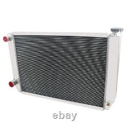 4 Row Aluminum Core Radiator For Heavy Duty Ford Mopar Style 31x19