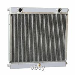 4 Row Core Aluminum Heavy Duty Radiator fit Dragster Roadster Style Double Pass