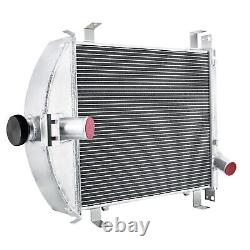 4 Row Core Aluminum Radiator For 1928-1929 Ford Model A Heavy Duty 3.3L