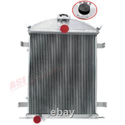 4-Row Core Aluminum Radiator For Fit 1928-29 Ford Model A Heavy Duty 3.3L l4 Gas