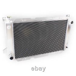 4 Row Core Radiator For 1985-1996 Ford F-150 F250 F350 8Cy with Heavy Duty Cooling