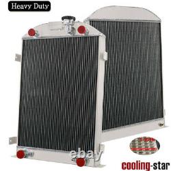 4-Row Heavy Duty Radiator Fits 1930-1931 Ford Model A Flathead V8 Engine 3.3L