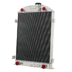 4-Row Heavy Duty Radiator Fits 1930-1931 Ford Model A Flathead V8 Engine 3.3L