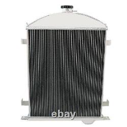 4 Rows Aluminum Core Radiator For 1928-1929 Ford Model A Heavy Duty 3.3L l4