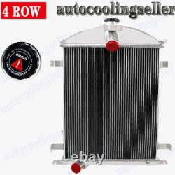 4-row Core Aluminum Radiator For 1928-1929 Ford Model A Heavy Duty 3.3l L4 Gas