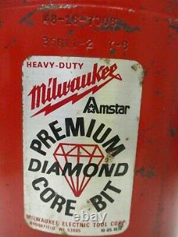 48-16-7006 Heavy-Duty Milwaukee Diamond Core Bit 7 Dia. 14 Tube Length A1898DH