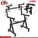 5 Core 2 Tier Keyboard Stand Z Style Adjustable Heavy Duty Electric Piano Riser