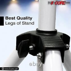 5 Core PA Speaker Stand Tripod Heavy Duty Adjustable Height 40 to 72 inches Prof