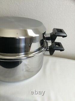 5 Qt Kitchen Craft Heavy Duty Stockpot Dutch Oven 5-Ply Multi-Core T304 with2 Lids