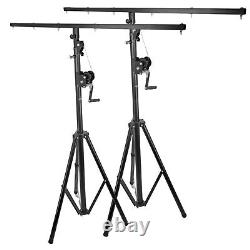 5Core DJ Light Stand Stage Lighting Truss System Hand Crank Heavy Duty Adj