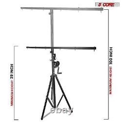 5Core DJ Light Stand Stage Lighting Truss System Hand Crank Heavy Duty Adj