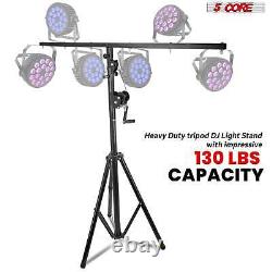 5Core DJ Light Stand Stage Lighting Truss System Hand Crank Heavy Duty Adj