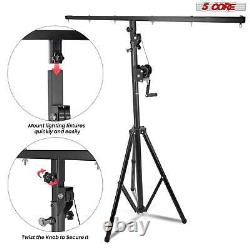 5Core DJ Light Stand Stage Lighting Truss System Hand Crank Heavy Duty Adj