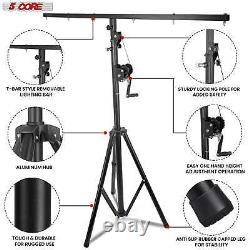 5Core DJ Light Stand Stage Lighting Truss System Hand Crank Heavy Duty Adj