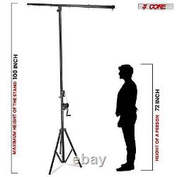 5Core DJ Light Stand Stage Lighting Truss System Hand Crank Heavy Duty Adj