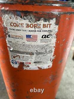 6 Core Bit Made In USA Core Bore Prb Heavy Duty Orange Wet Core Drill