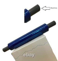 6 Rolls of Heavy Duty Pallet Wrap PLASTIC CORE 400mm x 300m 20mu BLUE TINT