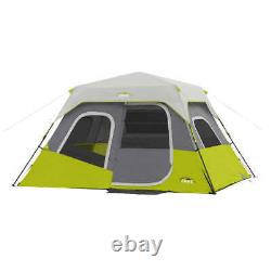 6-person Instant Cabin Tent, Center Height 72, Adjustable Ground Vent