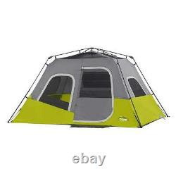 6-person Instant Cabin Tent, Center Height 72, Adjustable Ground Vent