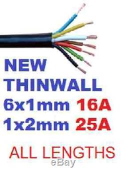7 Core Automotive Cable Towing Trailer Cable Thinwall Multicore Heavy Duty 12v