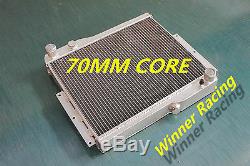 70mm Core Mg Mgb Gt V8 1973-1976 Aluminum Radiator Heavy-duty