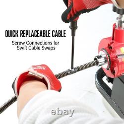 75FT Drain Cleaner Replacement Cable â 1/2 Inch Heavy-Duty Solid Core Cable f