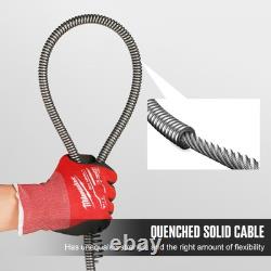 75FT Drain Cleaner Replacement Cable â 1/2 Inch Heavy-Duty Solid Core Cable f