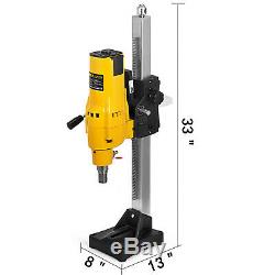 8 Diamond Core Drill Machine for Concrete Vertical Stand Press Drilling 3980W