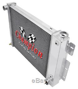 A/C Heavy Duty, 1967 1968 1969 Firebird, Trans Am 4 Row Core RS Radiator