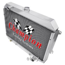 A/C Heavy Duty 3 Row Radiator, 70 71 72 73 74 Barracuda 26 Core Small Block