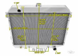 A/C Heavy Duty 3 Row Radiator, 70 71 72 73 74 Barracuda 26 Core Small Block