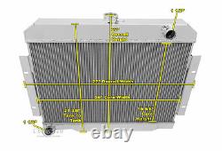 A/C Heavy Duty Cooling, 1970-1985 Jeep CJ 4 Row Core Champion RR Radiator