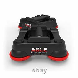 ABLE Push Up Handles by, Heavy Duty Push Up Bars, Ab Roller Core Workout