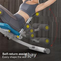 Abdominal Core Lats Multifunction Workout Machine 4 Levers Adjustable Home Gym